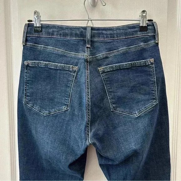 Topshop Moto Sidney Skinny Jeans Mid Rise  Dark Blue Size 26 - Picture 8 of 16